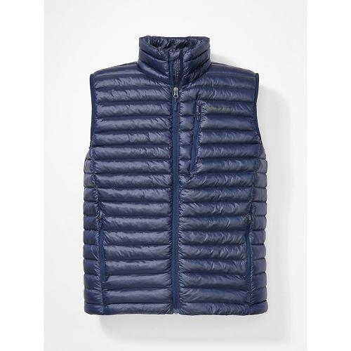 Marmot Avant Featherless Jackets - Mens Vest Navy CA6395082 Canada